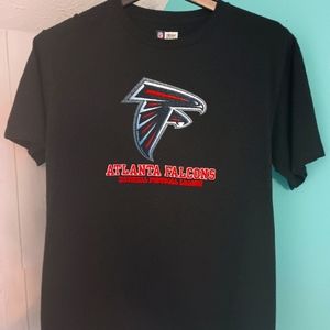 Atlanta Falcons Black T Shirt Men's Size Medium.